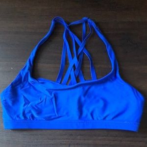 Blue Strappy Lulu Bra